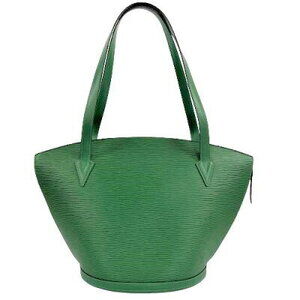 Louis Vuitton Saint Jacques Shopping Epi Castilian Tote Bag Green